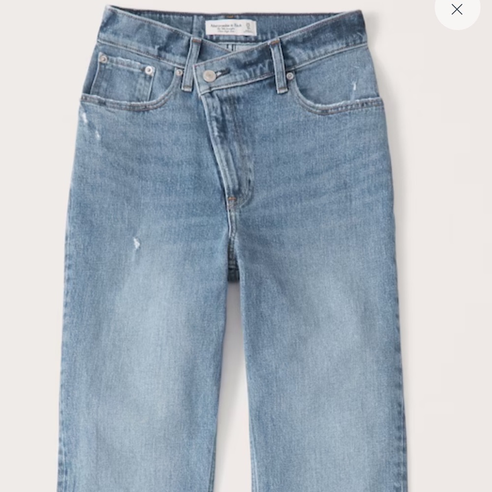 abercrombie curve love crossover jeans
